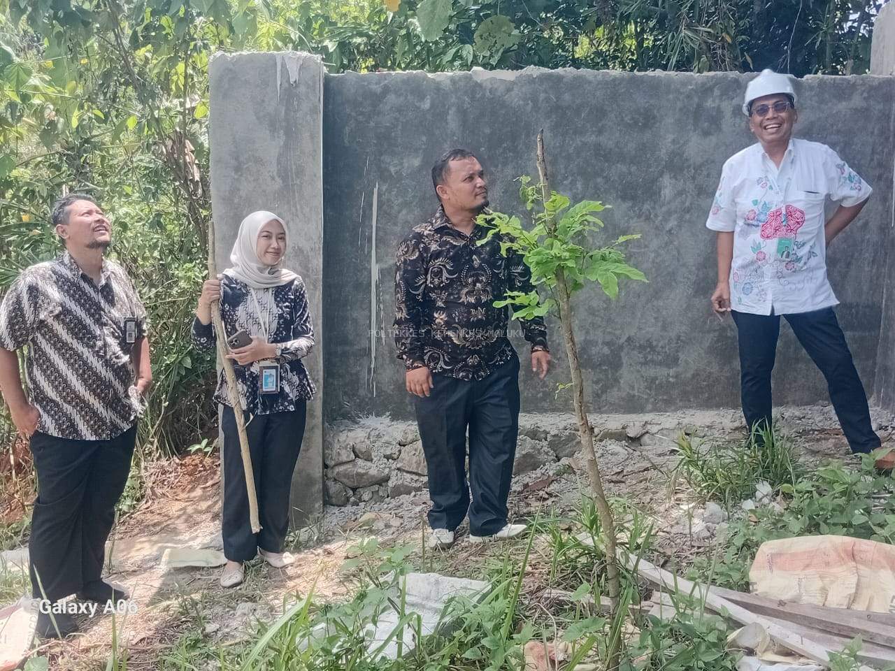 Kunjungan Kerja Kanwil DJPb Maluku Tinjau Renovasi Pagar Kampus B Waiheru Poltekkes Kemenkes Maluku